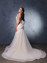 Engagement Dress V-Neck Mermaid Sequin Gown By Royal Queen RQ8181