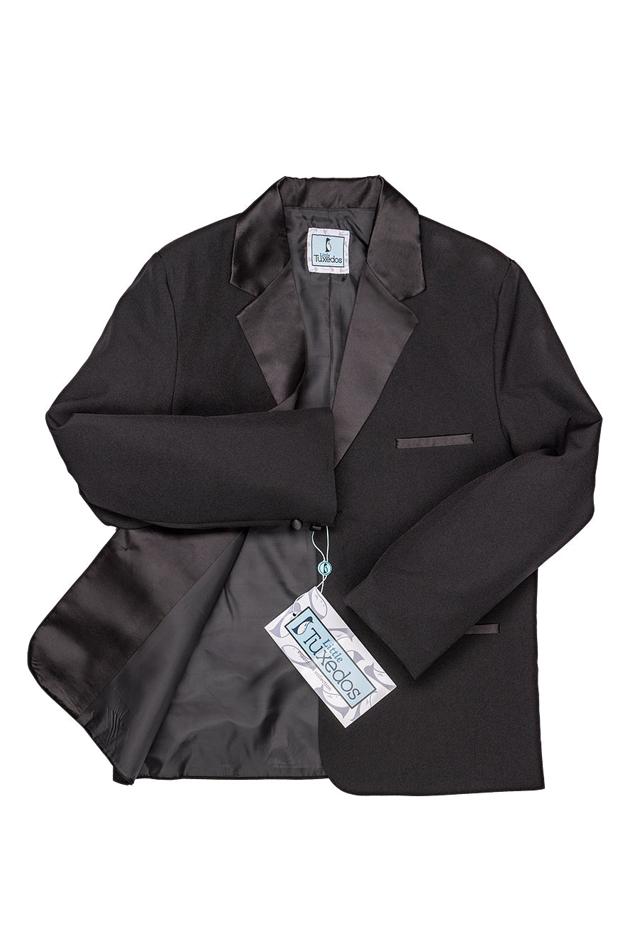 "Princeton" 5-Piece Black Tuxedo Set for Kids