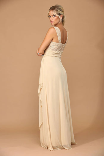 Eva USA 3094 Long Mother of the Bride Lace Chiffon Jacket Dress - Mother of the Bride Dress