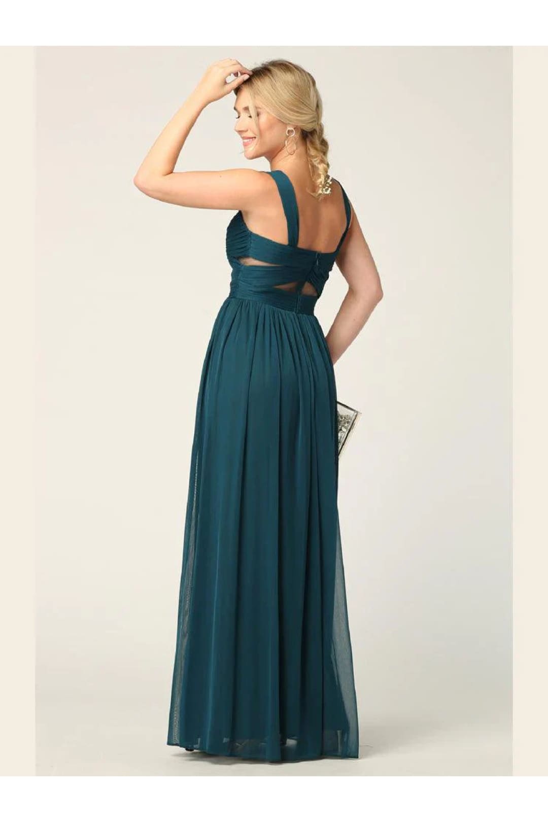 Eva USA 3125 Sleeveless Long Bridesmaids Mesh Dress - Bridesmaids Dress