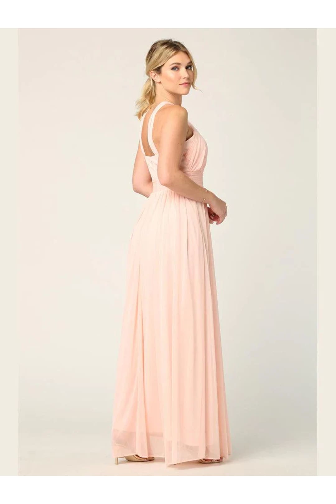 Eva USA 3206 Halter Long Bridesmaids Dress - Bridesmaids Dress