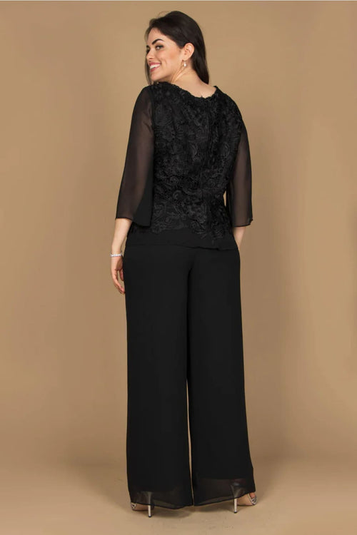 Eva USA 3289 Formal Mother of the Bride Lace Pant Suit - Pant Suit