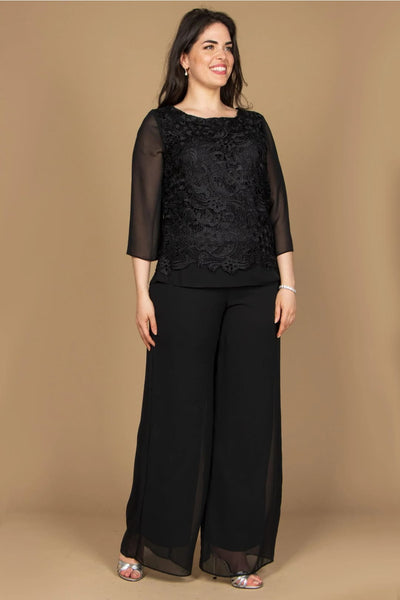 Eva USA 3289 Formal Mother of the Bride Lace Pant Suit - Pant Suit