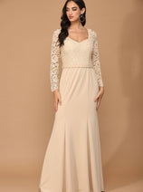 Eva USA 3310 Long Sleeve Mother of the Bride Formal Dress