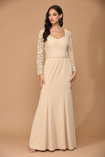 Long Sleeve Mother of the Bride Formal Dress