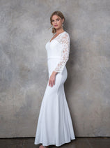 Eva USA 3310 Long Sleeve Mother of the Bride Formal Dress