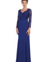 Eva USA 3310 Long Sleeve Mother of the Bride Formal Dress