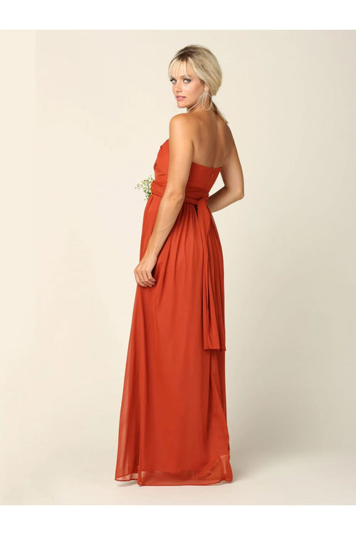 Eva USA 3316 Convertible Long Bridesmaids Dress - Bridesmaids Dress