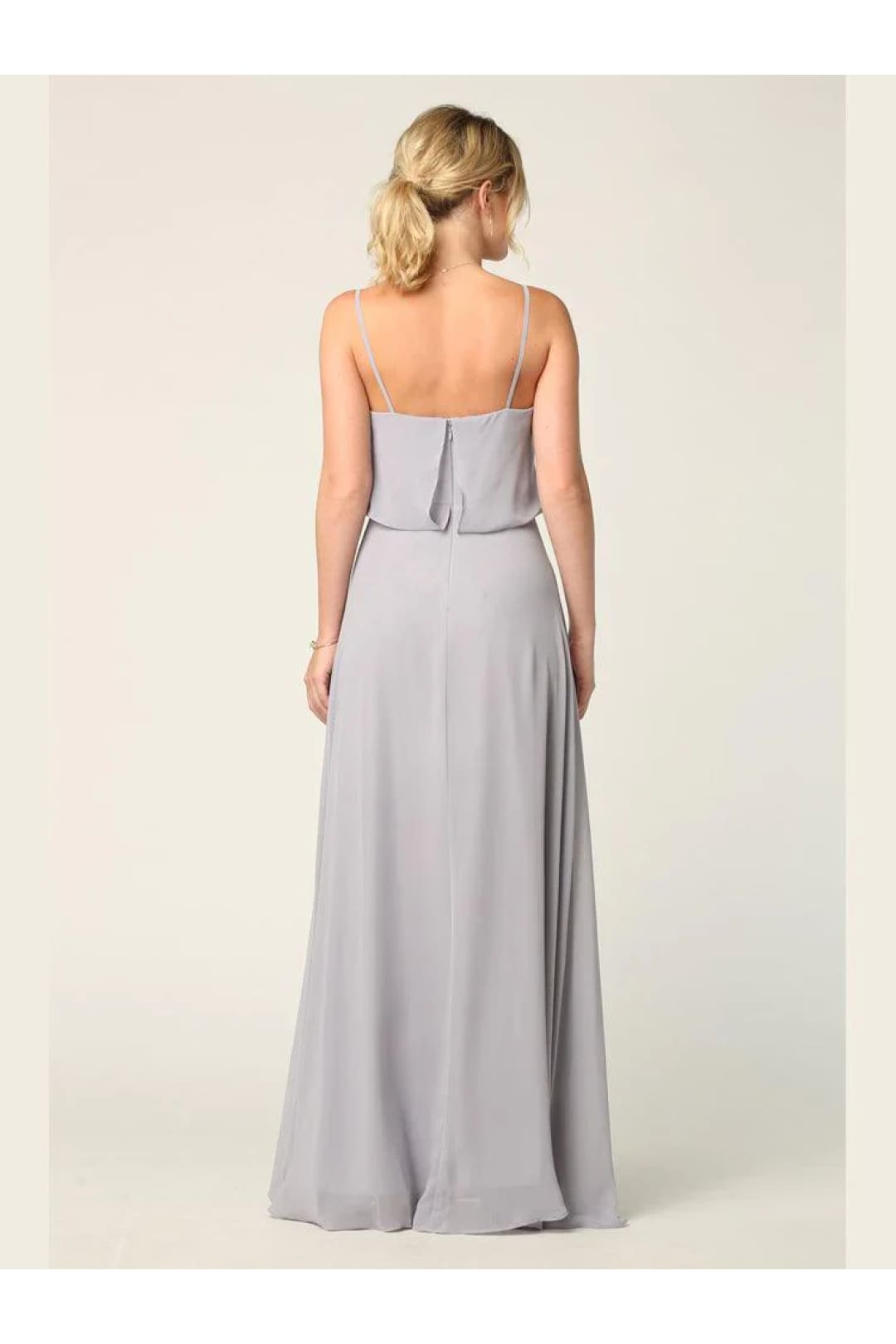 Eva USA 3318 Long Spaghetti Strap Blouson Bridesmaids Dress - Bridesmaids Dress