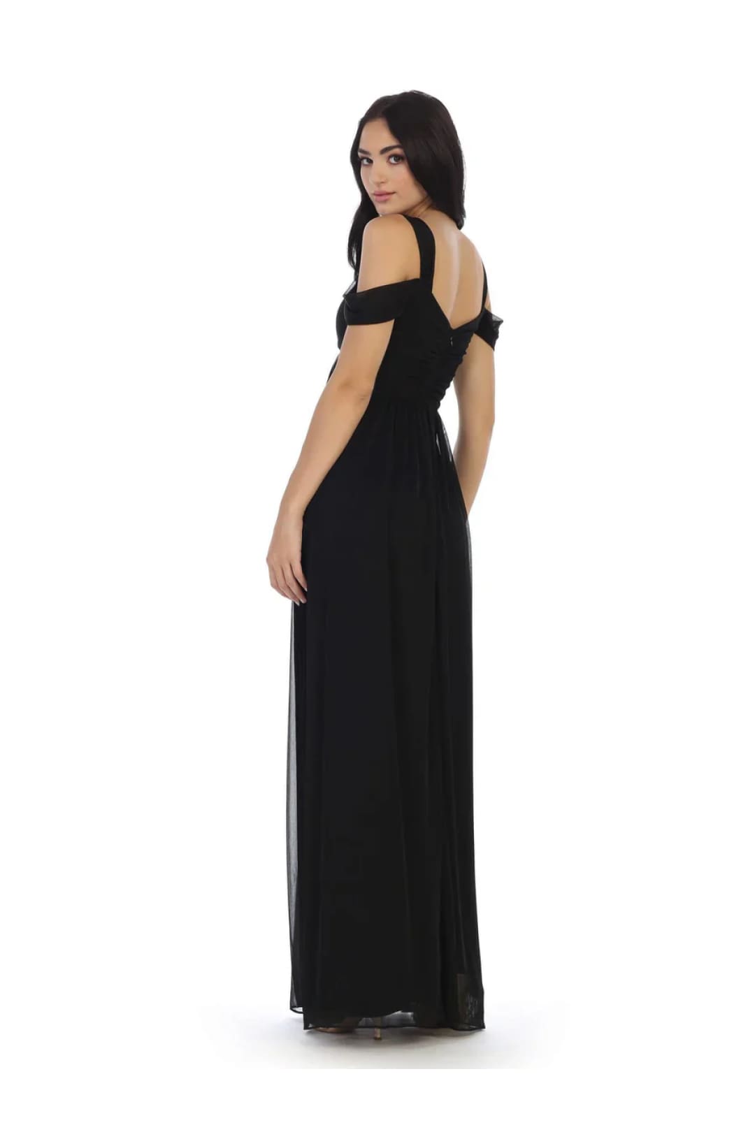 Eva USA 3321 Long Off Shoulder Bridesmaids Dress - Bridesmaids Dress