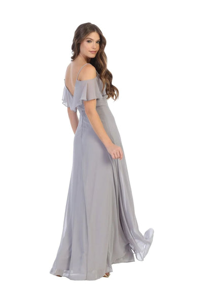Eva USA 3331 Long Off Shoulder Formal Bridesmaids Dress - Bridesmaids Dress