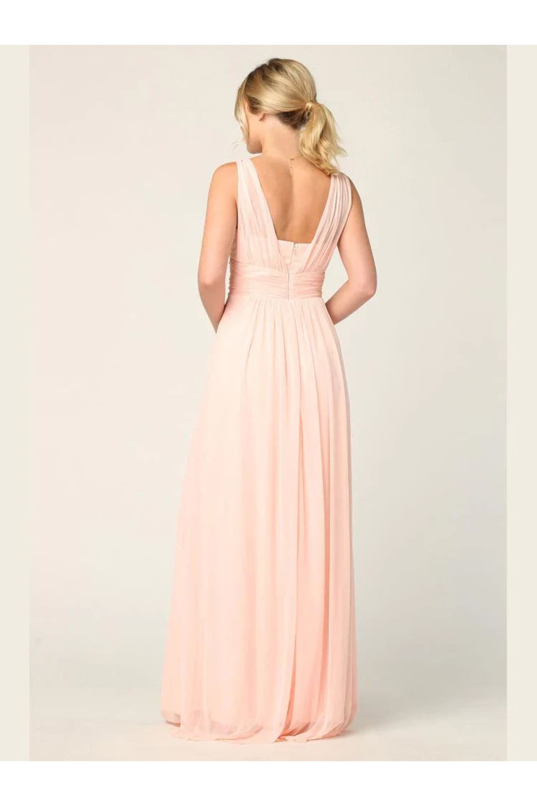 Eva USA 3342 Long Sleeveless Bridesmaids Dress - Bridesmaids Dress