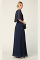Eva USA 3348 Chiffon Mother of the Bride Gown W/ Pockets - Dress