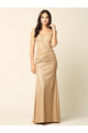 Eva USA 3358 Long Formal Spaghetti Strap Glitter Prom Dress - Prom Long Dress