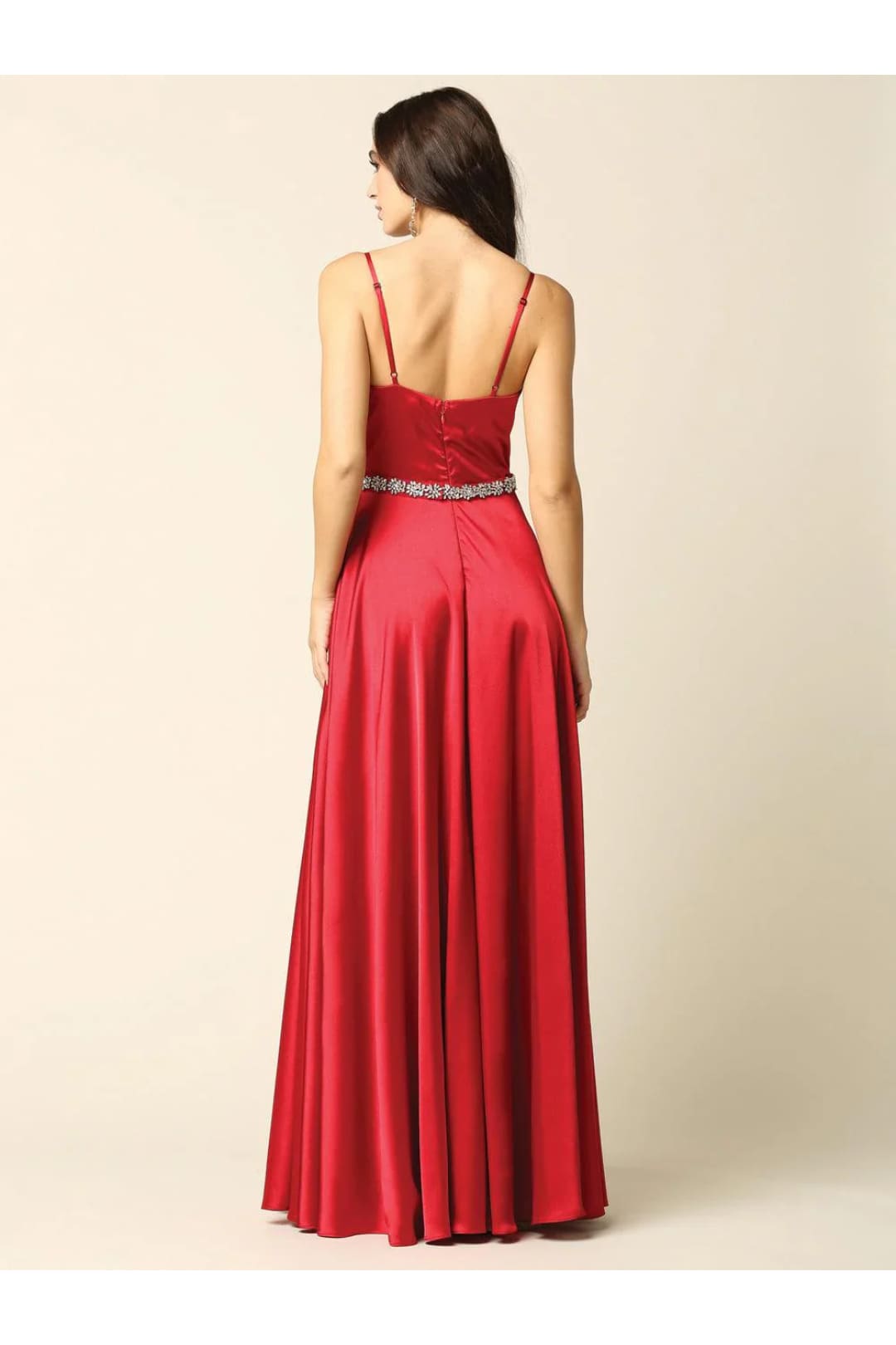 Eva USA 3359 Long Formal Spaghetti Strap Bridesmaids Dress - Bridesmaids Dress