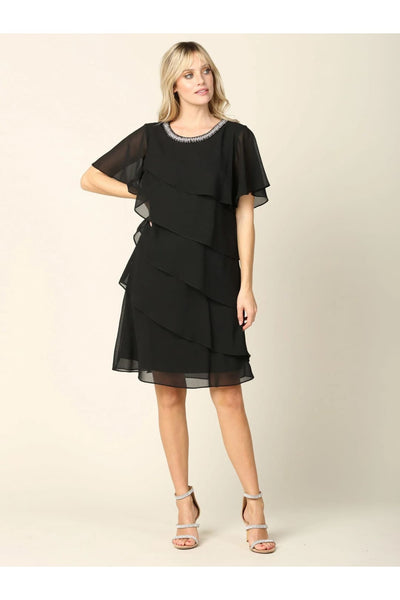 Eva USA 3361 Mother of the Bride Short Cocktail Dress - Mother of the Bride Dress