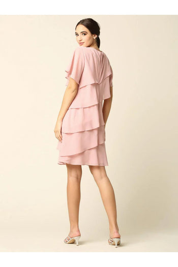 Eva USA 3361 Mother of the Bride Short Cocktail Dress - Mother of the Bride Dress