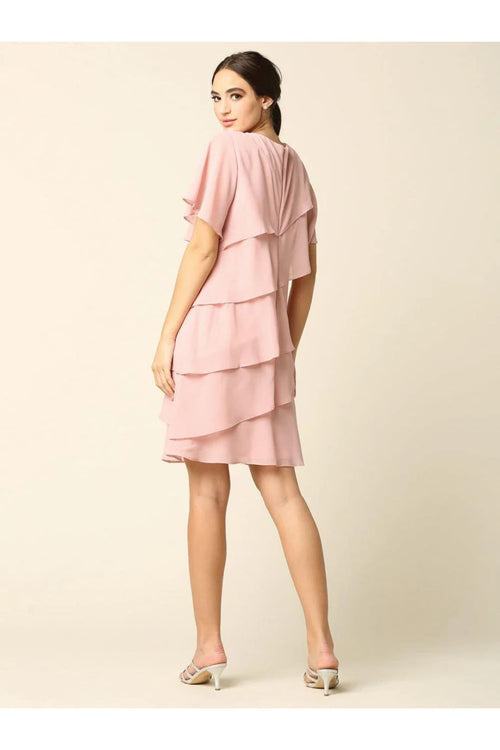 Eva USA 3361 Mother of the Bride Short Cocktail Dress - Mother of the Bride Dress