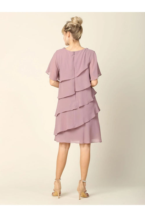 Eva USA 3361 Mother of the Bride Short Cocktail Dress - Mother of the Bride Dress