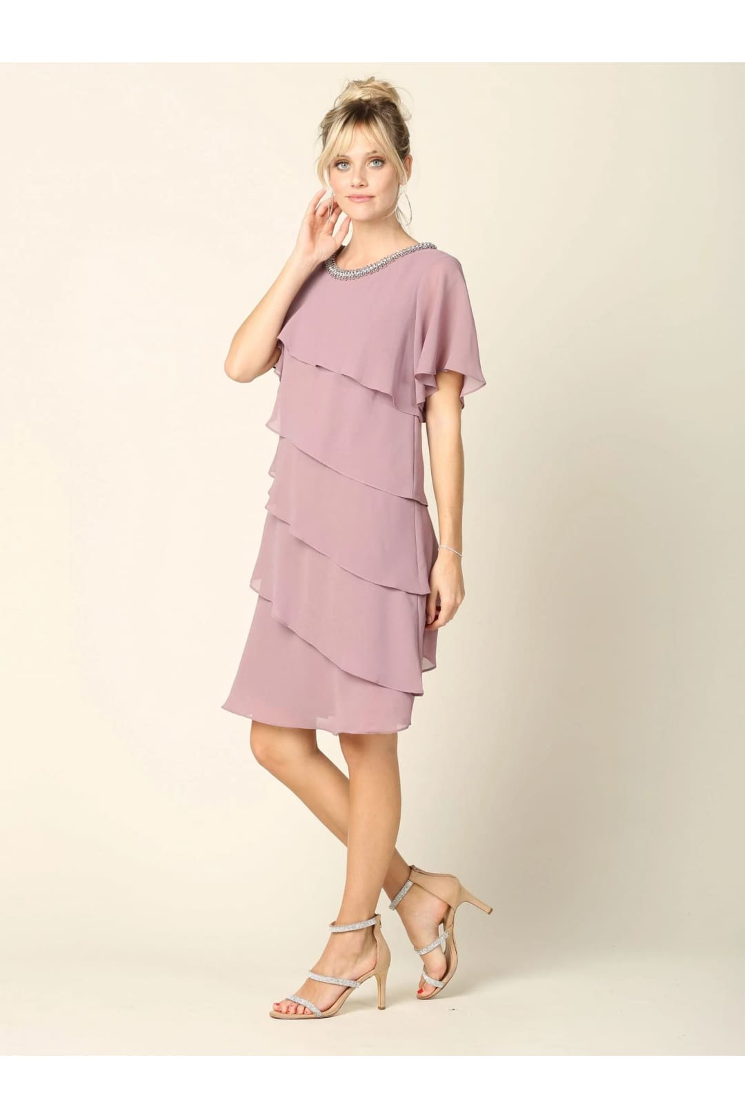Eva USA 3361 Mother of the Bride Short Cocktail Dress - Mother of the Bride Dress