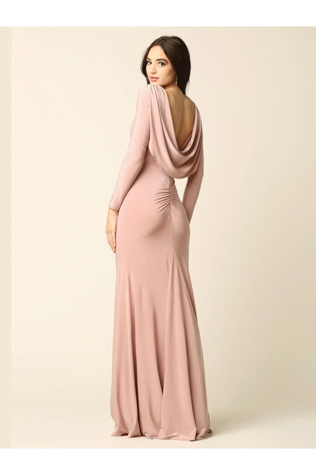 Eva USA 3362 Long Sleeve Mother of the Bride Formal Dress - Mother of the Bride Dress