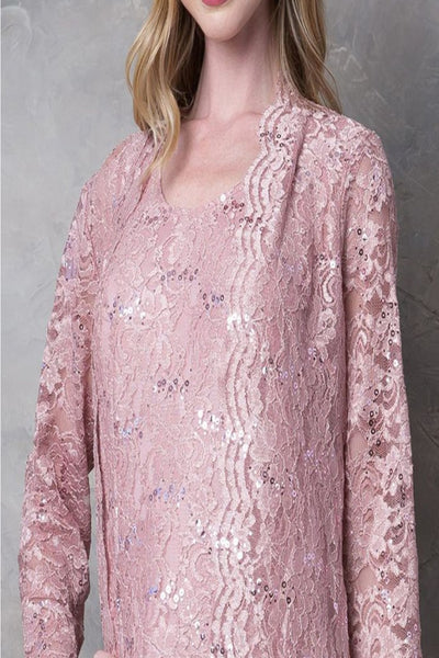 Eva USA 3365 2-PC Knee Length Mother of the Bride Dress W/ Jacket - Dress