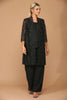 Eva USA 3366 Mother of the Bride Long Jacket Pant Suit - Pant Suit