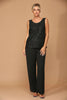 Eva USA 3366 Mother of the Bride Long Jacket Pant Suit - Pant Suit