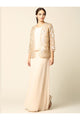 Eva USA 3369 3-Piece MOB Dress W/ Embroidered Jacket - Dress