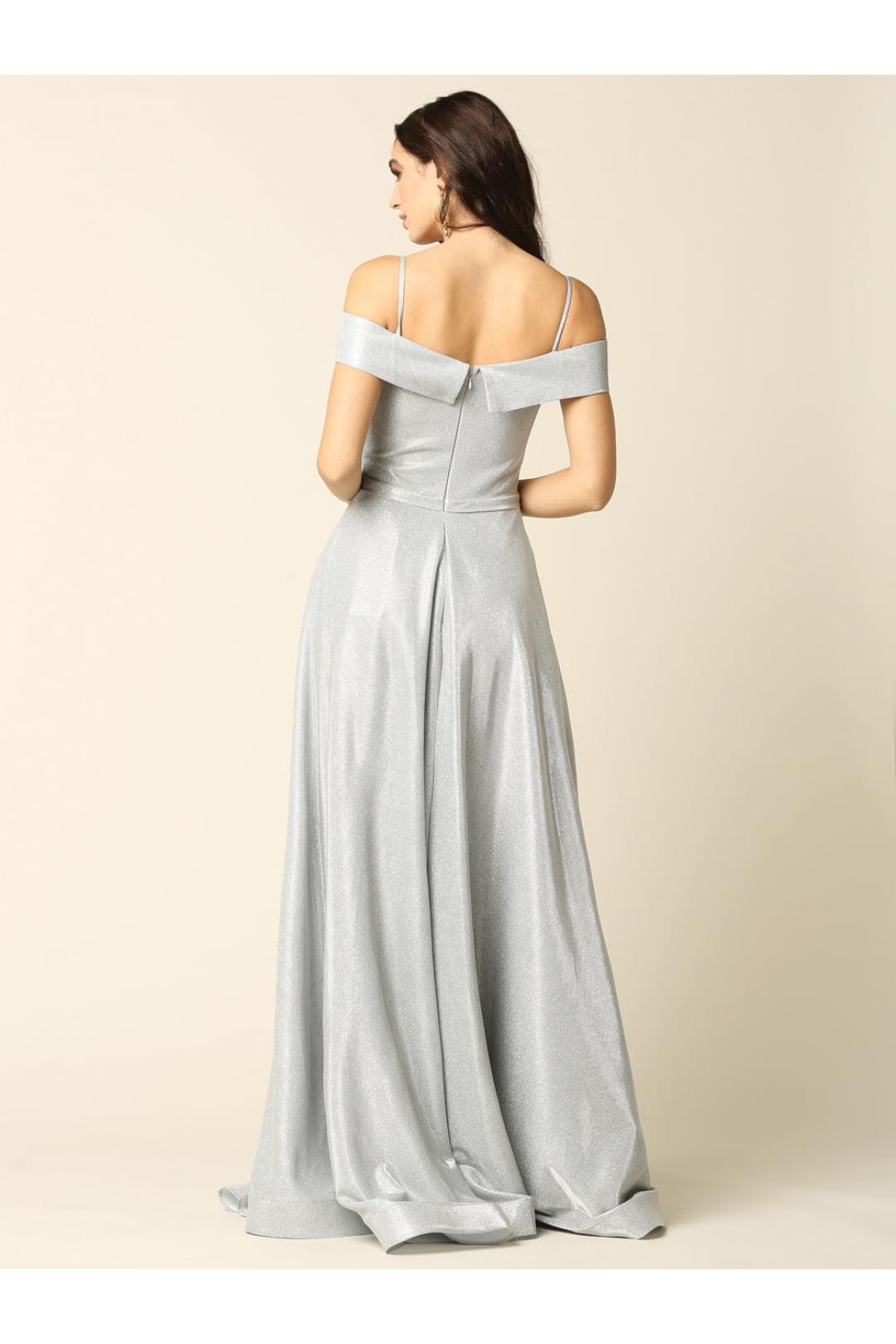 Eva USA 3373 Long Formal Off Shoulder Glitter Ball Gown - Prom Dresses