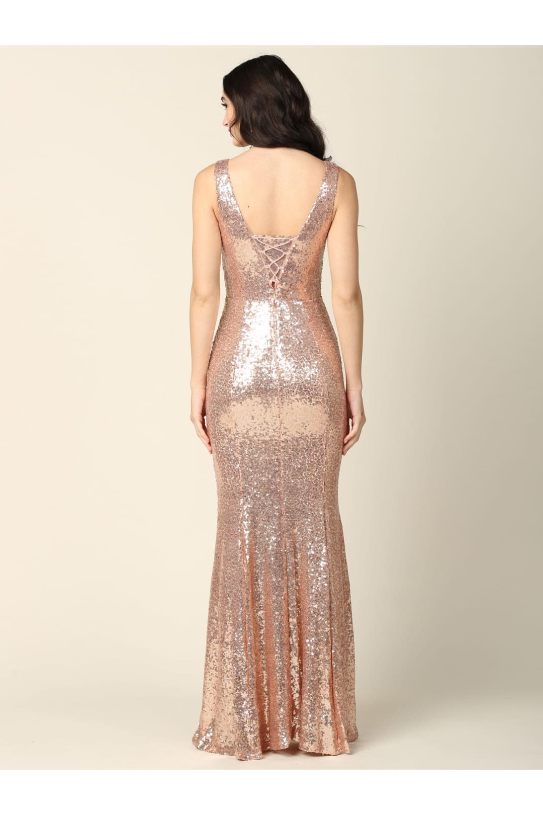 Eva USA 3384 Long Fitted Formal Sleeveless Prom Dress - Prom Long Dress