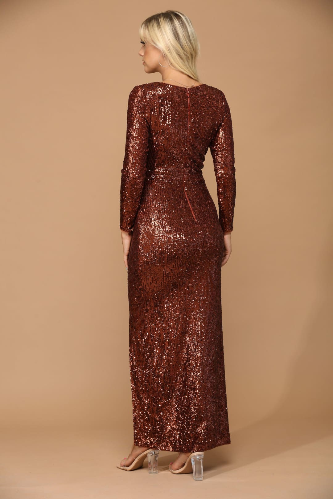 Eva USA 3388 Long Sleeve Formal Evening Dress - Formal Dress