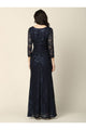 Eva USA 3397 Fully Lined Evening Mother of the Bride Long Dress - Dress