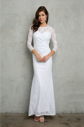 Eva USA 3397B Sheath Wedding Dress