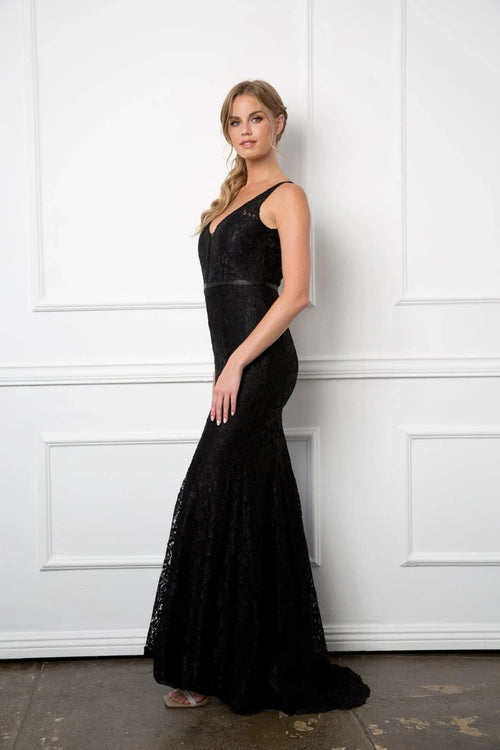 Eva USA 3411 Prom Long Sleeveless Formal Dress - Dress