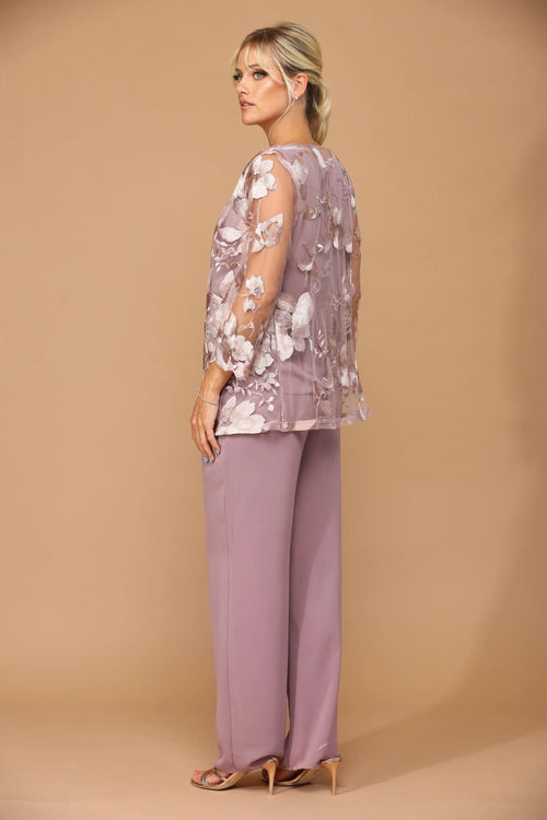 Eva USA 3426 Long Formal Mother of the Bride Pant Set - Pant Suit