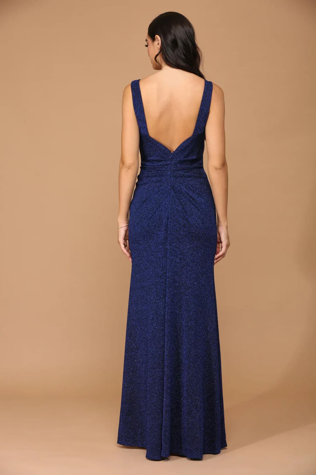Eva USA 3436 Long Sleeveless Metallic Mother of the Bride Dress - Mother of the Bride Dress