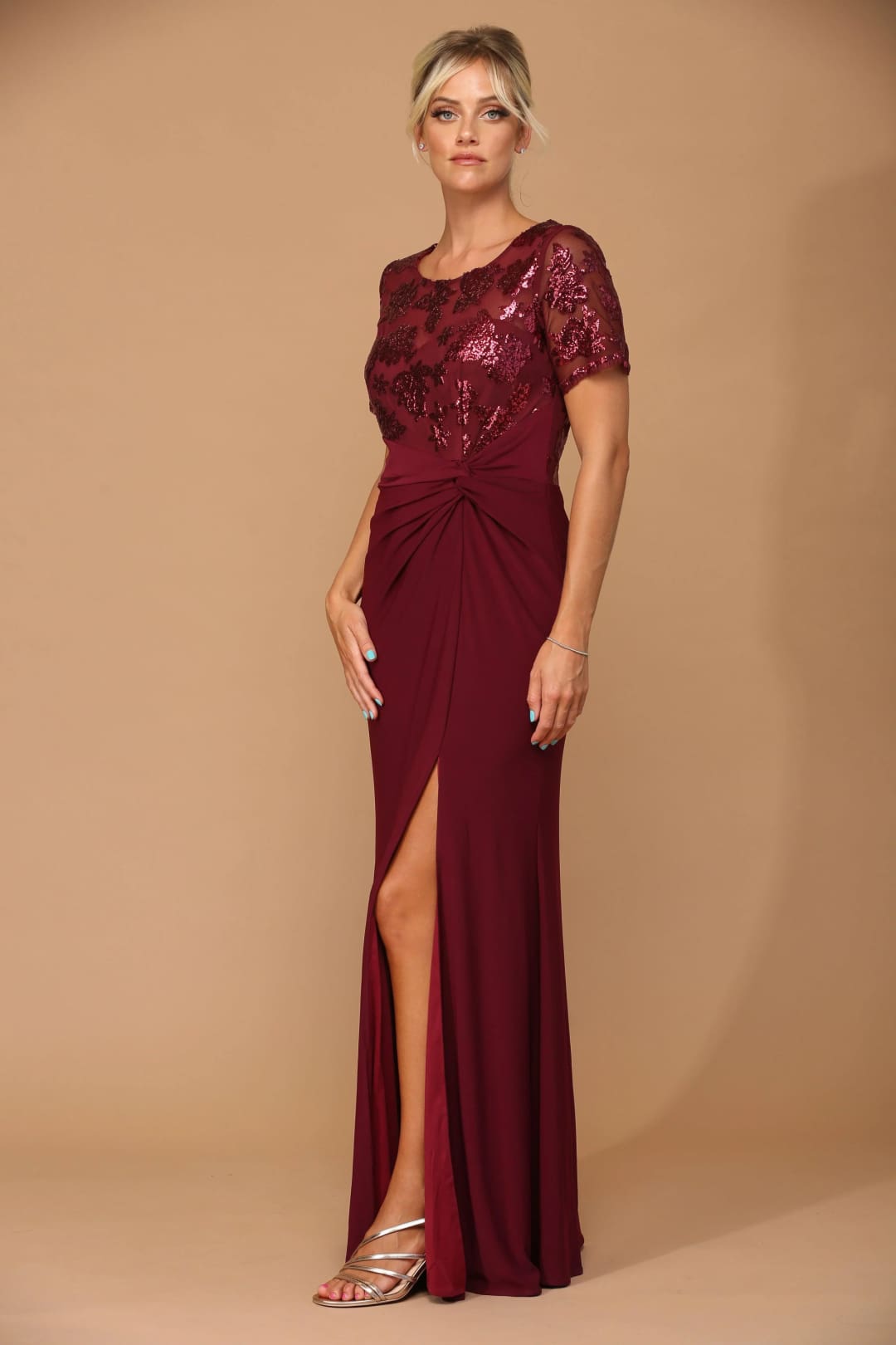 Eva USA 3439 Long Formal Mother of the Bride Evening Dress - Mother of the Bride Dress
