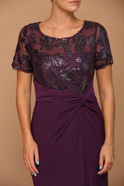 Eva USA 3439 Long Formal Mother of the Bride Evening Dress - Mother of the Bride Dress