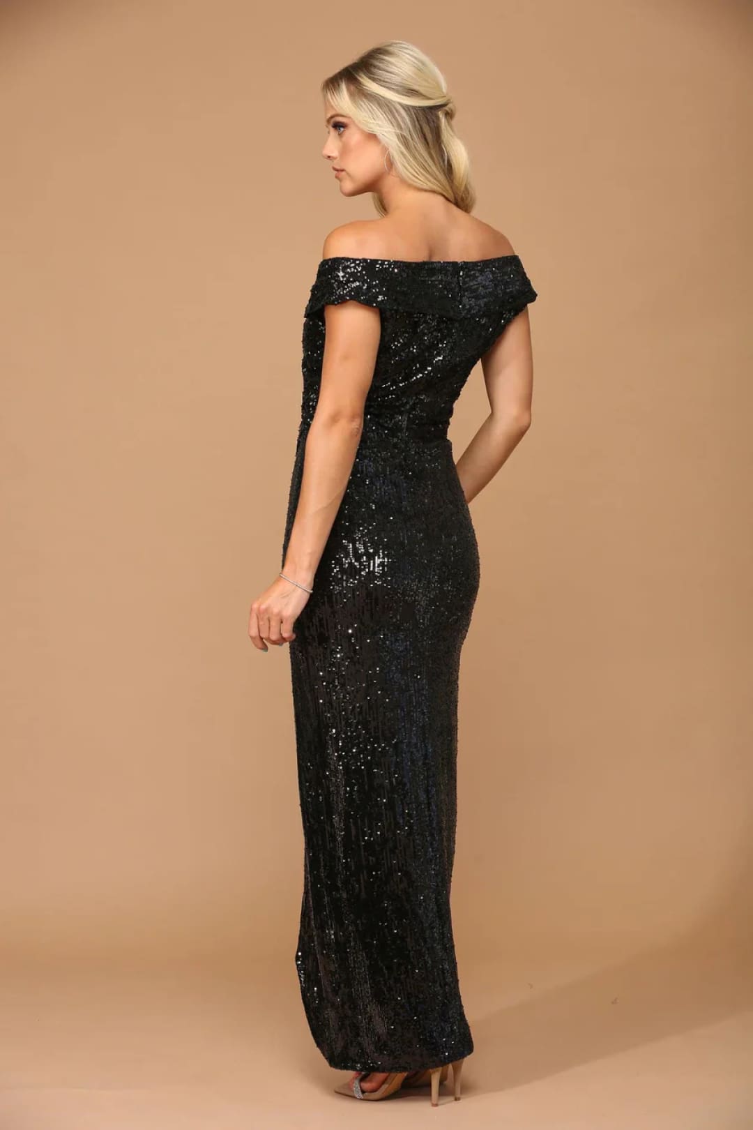 Eva USA 3441 Long Off Shoulder Formal Evening Gown - Formal Dress
