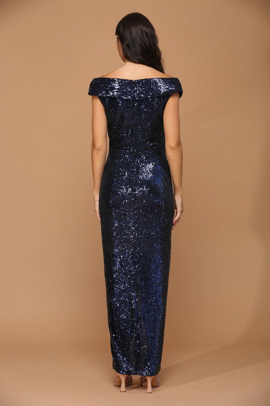 Eva USA 3441 Long Off Shoulder Formal Evening Gown - Formal Dress