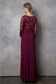 Eva USA 3453 Mother of the Bride Lace Long Formal Gown - Dress