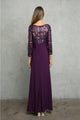 Eva USA 3453 Mother of the Bride Lace Long Formal Gown - Dress