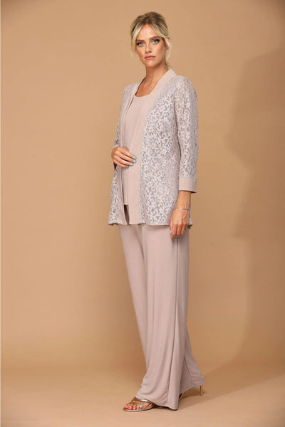 Eva USA 3455 Long Formal Mother of the Bride Jacket Pant Suit - Pant Suit