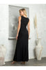 Eva USA 3459 Mother of the Bride Long Formal Fitted Evening Gown - Mother of the Bride Dress