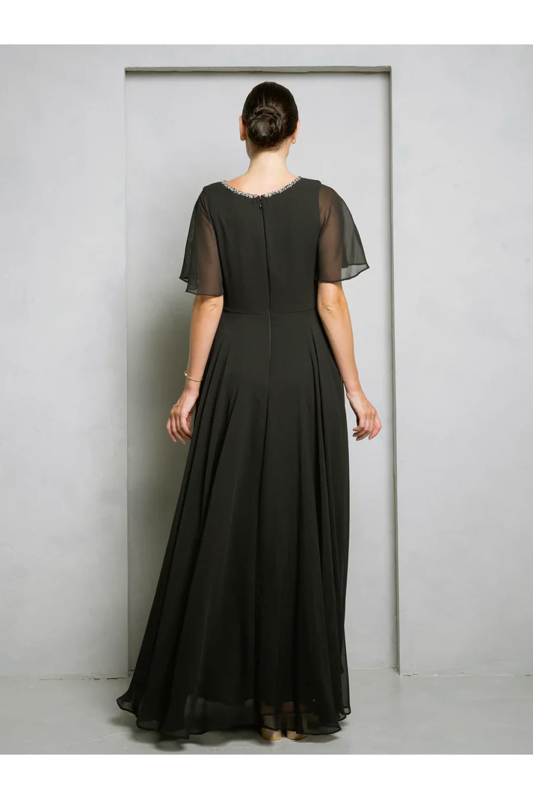Eva USA 3468 Long Beaded Mother of the Bride Formal Dress - Mother of the Bride Dresses