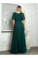 Eva USA 3468 Long Beaded Mother of the Bride Formal Dress - Mother of the Bride Dresses
