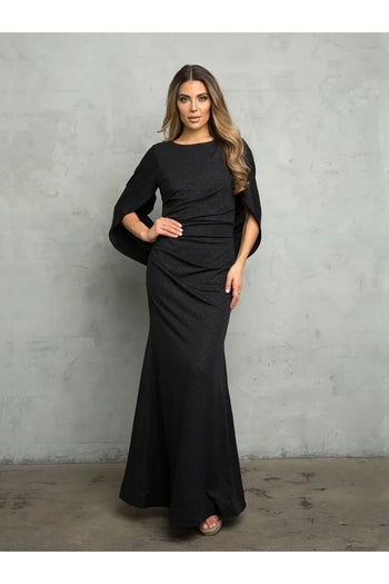 Eva USA 3470 Long Formal Glitter Mother of the Bride Dress - Mother of the Bride Dresses