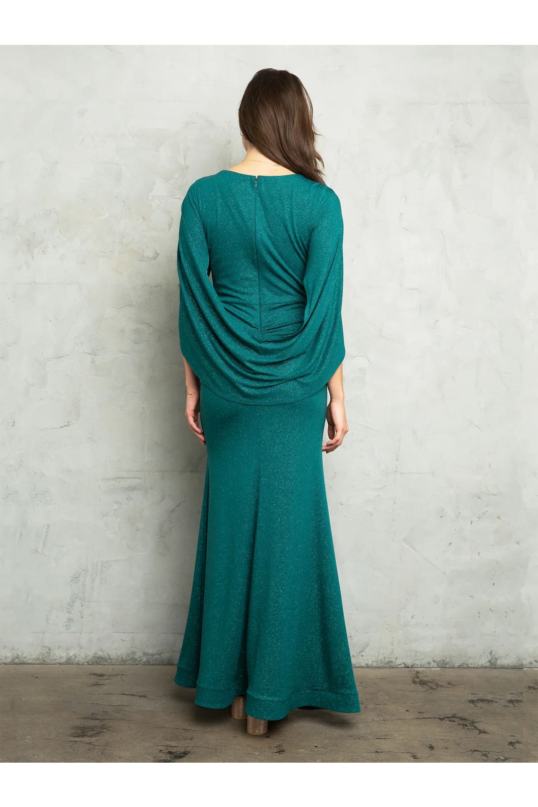 Eva USA 3470 Long Formal Glitter Mother of the Bride Dress - Mother of the Bride Dresses