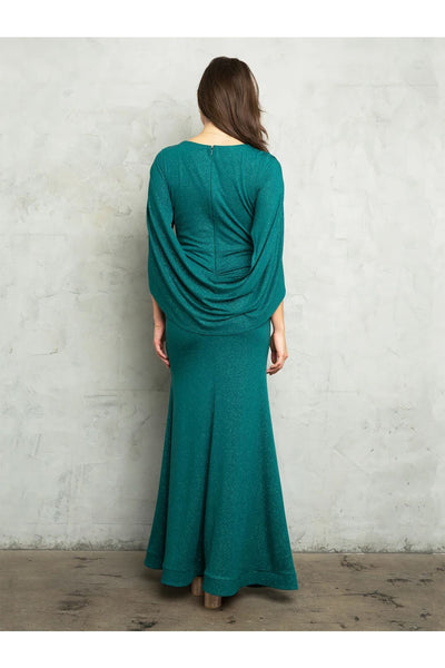 Eva USA 3470 Long Formal Glitter Mother of the Bride Dress - Mother of the Bride Dresses